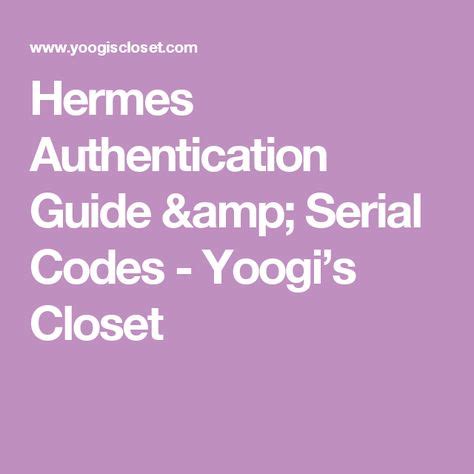 code hermes|authentication codes for hermes.